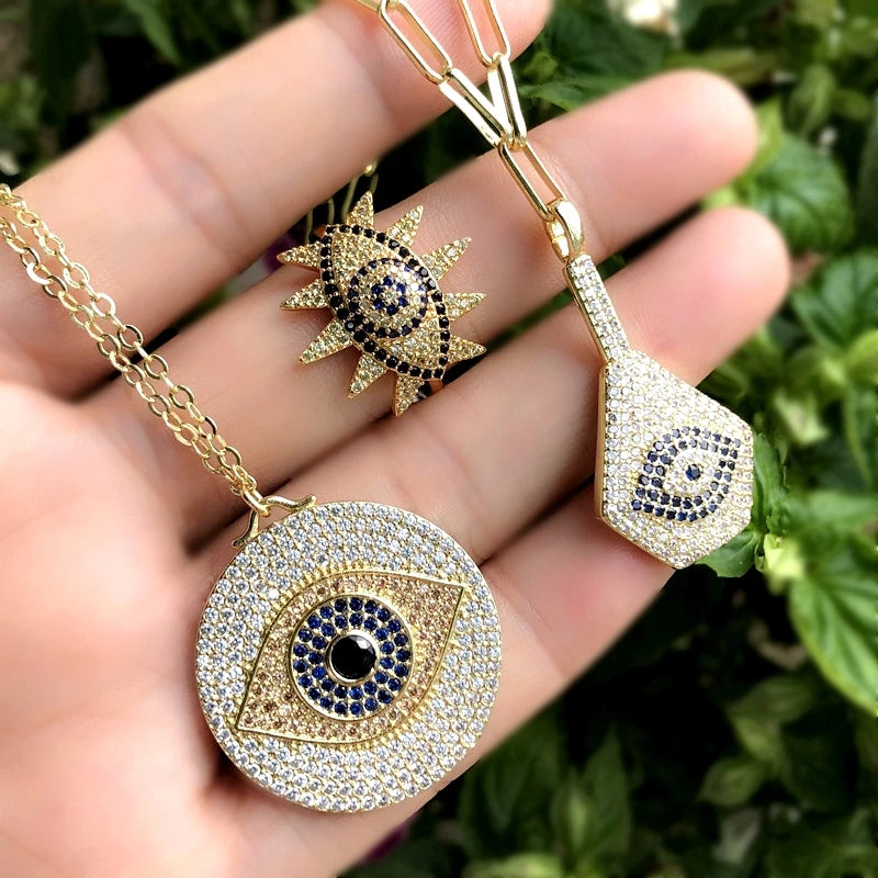 Luxury Evil Eye Pendant 