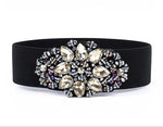 Luxury Diamond Wide Waist Belt