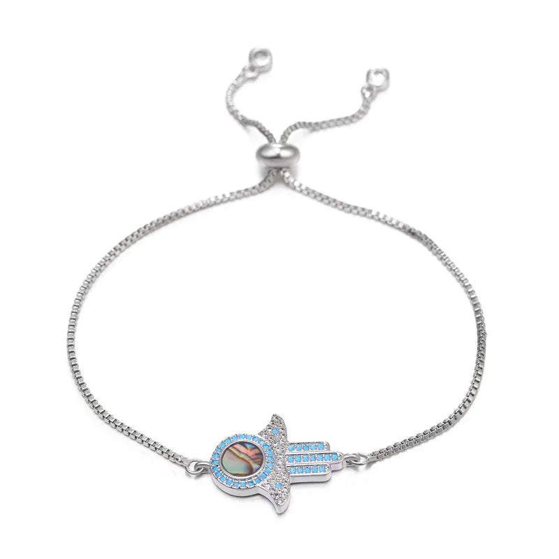 Turkish Evil Eye Bracelet – Zircon Greek Eye Charm