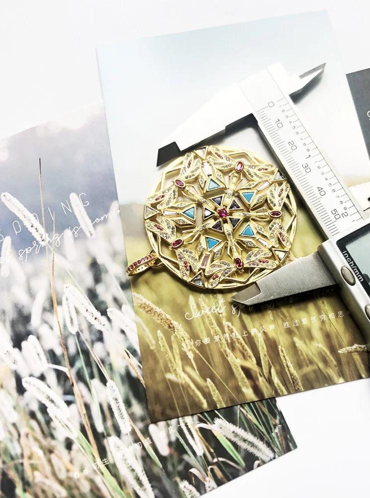 Kaleidoscope Dragonfly Pendant