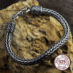 Antique Viking Sterling Silver Men’s Bracelet