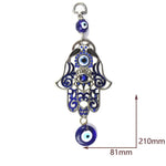 Evil Eye Fish Hamsa Hand Amulet Wall Hanging