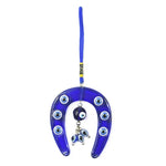 Turkish Blue Evil Eye Horseshoe Resin Amulet