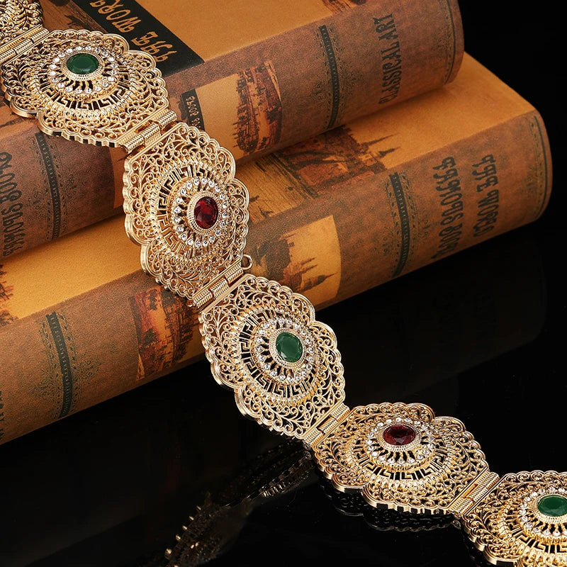 European Hollow Flower Waist Chain