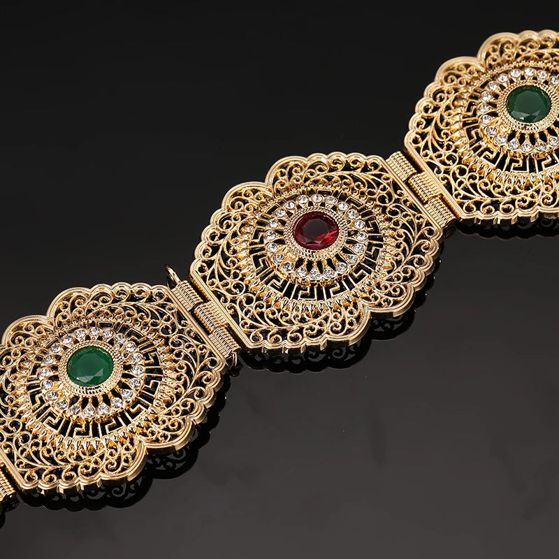European Hollow Flower Waist Chain