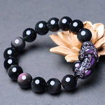Obsidian Pixiu Bracelet