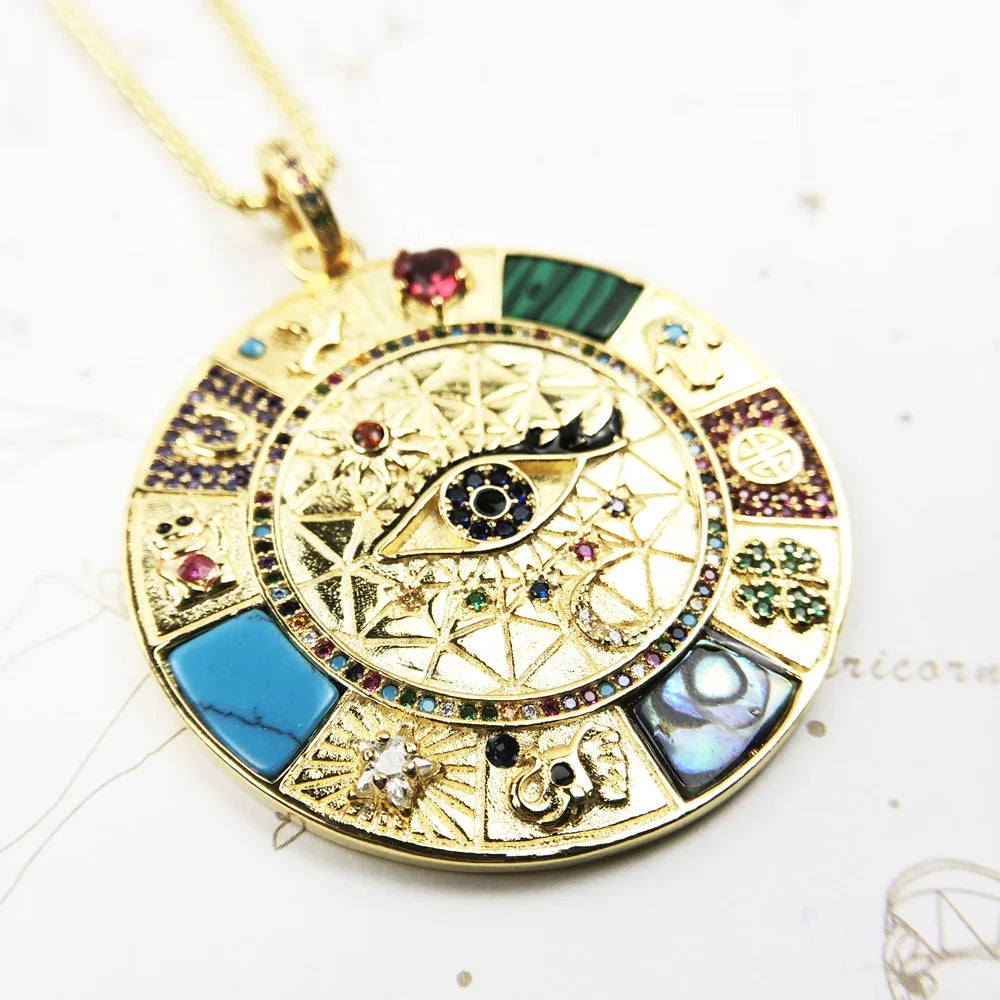 Magical Wheel of Fortune Necklace