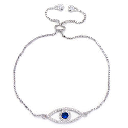 Turkish Evil Eye Bracelet – Zircon Greek Eye Charm