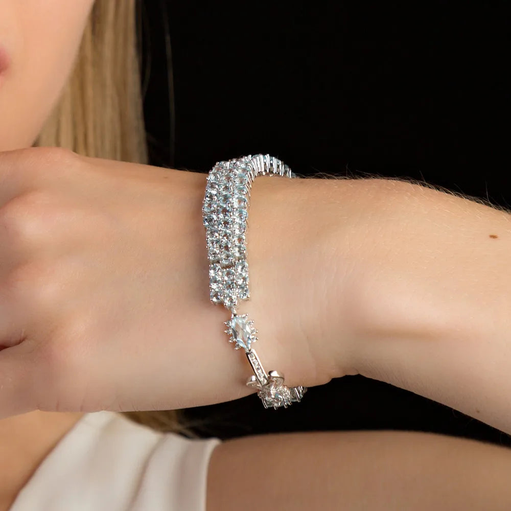 GEM’S BALLET Natural Red Garnet Bracelet