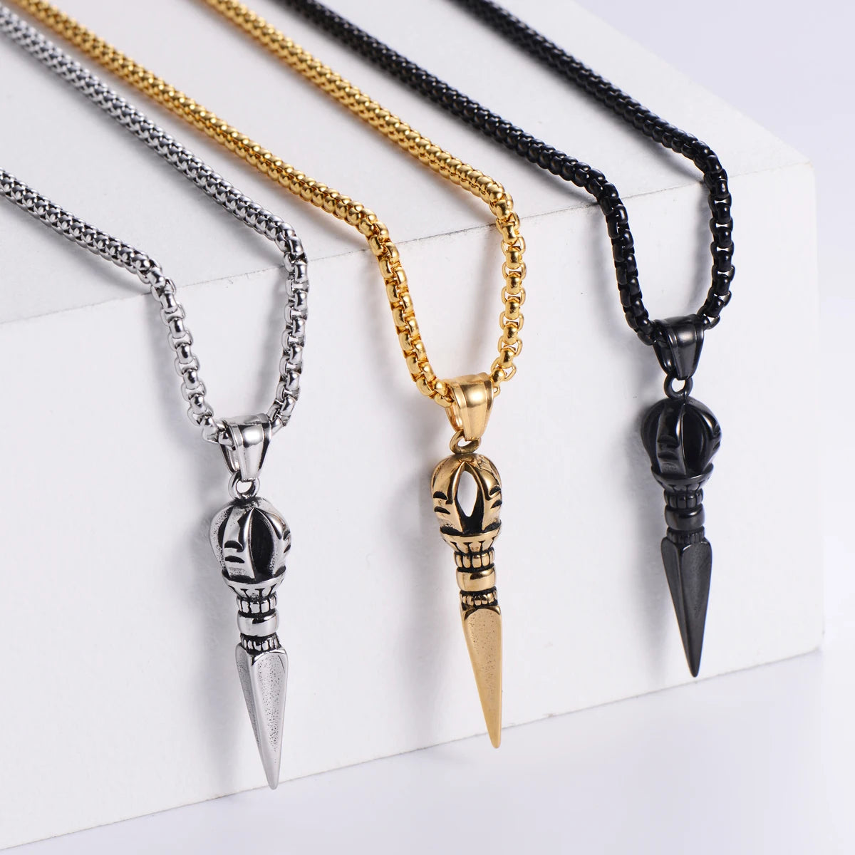 Tibetan Vajra Dagger Pendant