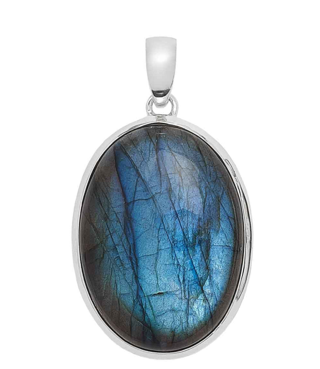 Labradorite Pendant in Sterling Silver
