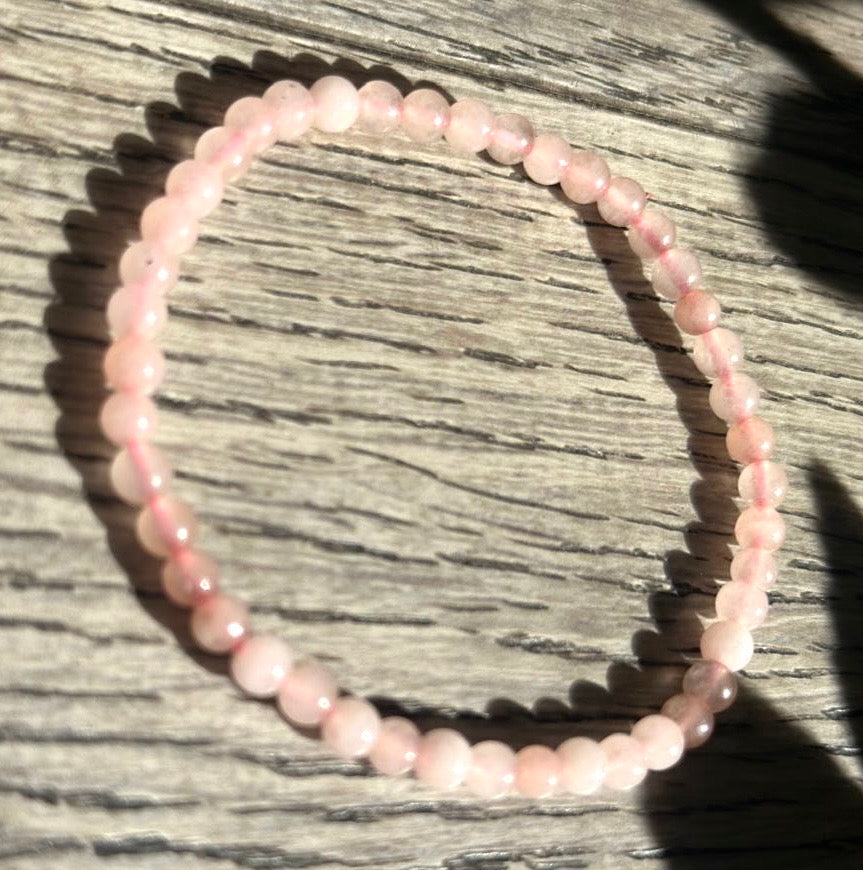 Dark Rose Quartz Bracelet 