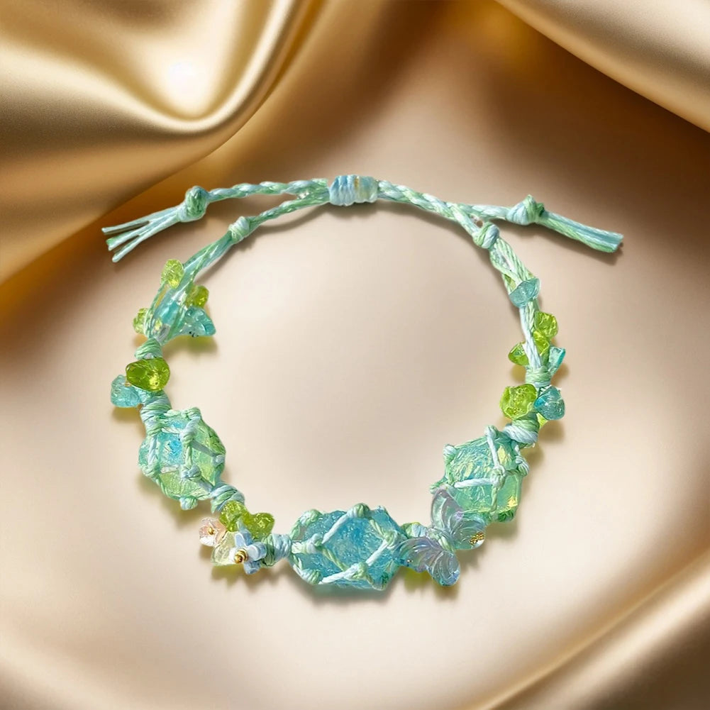 Shunmaii Colorful Gemstone Chips Bracelet
