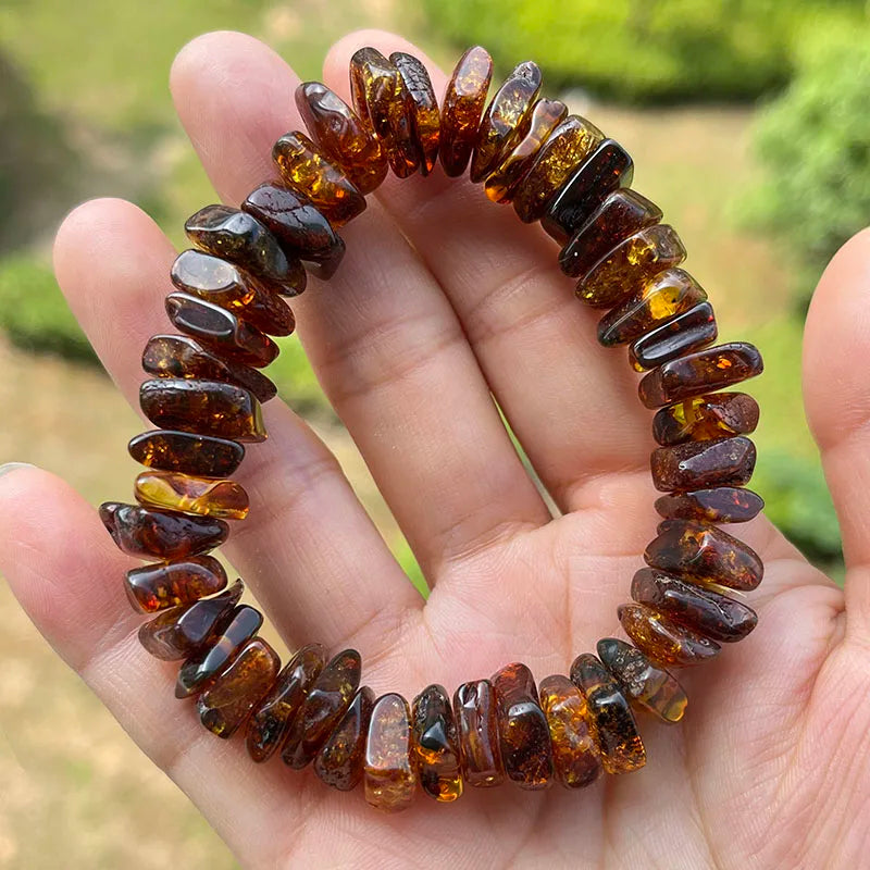 Unisex Real Amber Bracelet