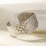 Wrinkle-Textured Cuff Bracelet