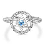 Sterling Silver Star of David Ring