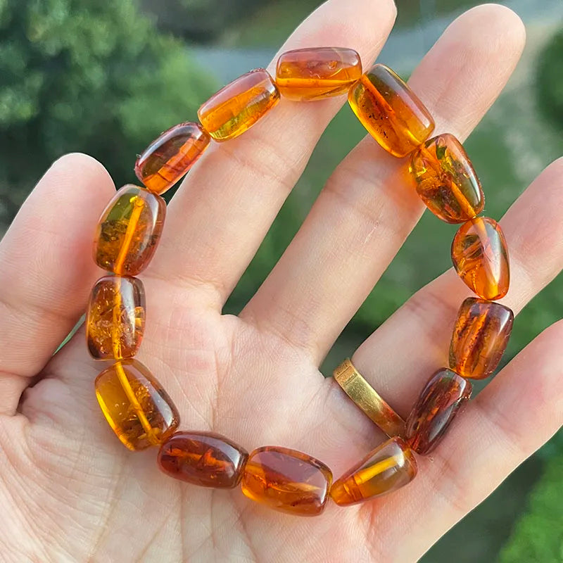 Unisex Real Amber Bracelet