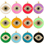 Turkish Blue Evil Eye Charm Pendant