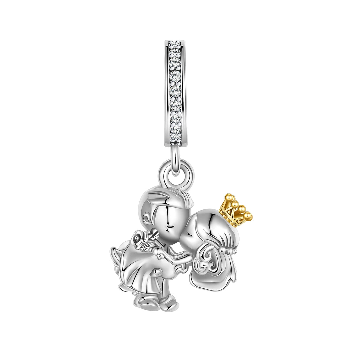 Kiss Crown Charm for Pandora Bracelets