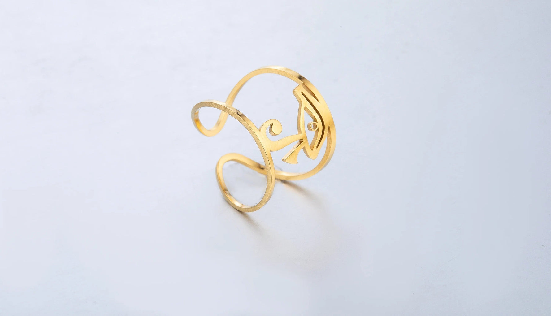 Egyptian Eye of Horus Ring