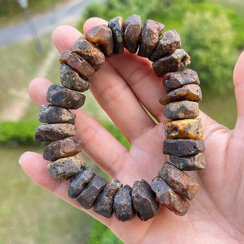 Unisex Real Amber Bracelet