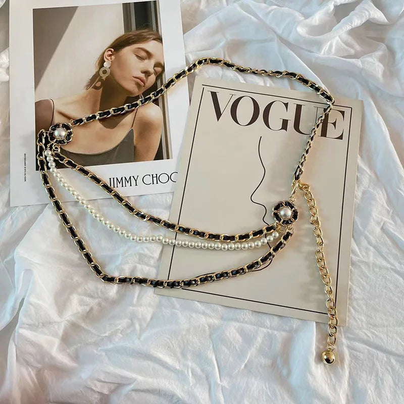 Gold Multi-Layered Waist Chain