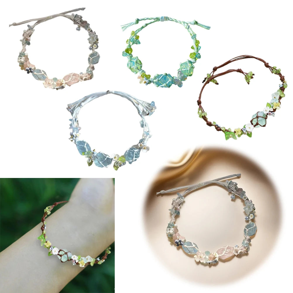 Shunmaii Colorful Gemstone Chips Bracelet