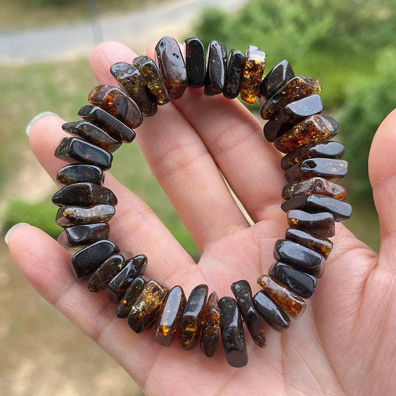 Unisex Real Amber Bracelet