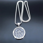 Stainless Steel Protection Amulet Necklace