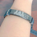Shinji Rei Titanium Steel Anime Bracelet