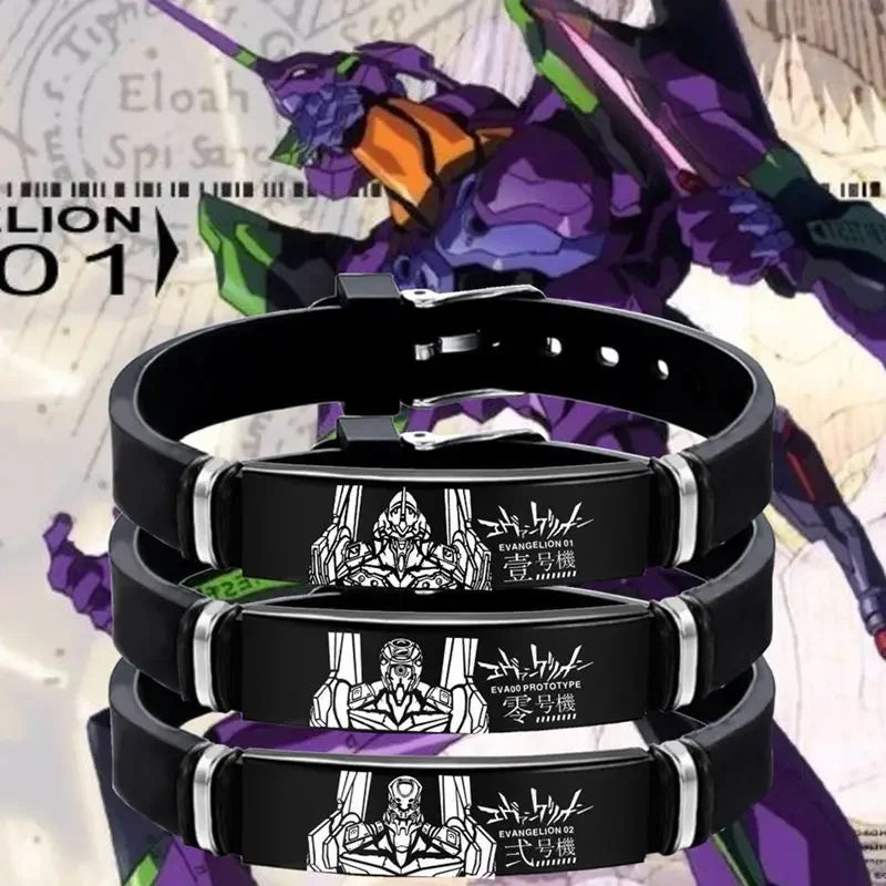 Shinji Rei Titanium Steel Anime Bracelet