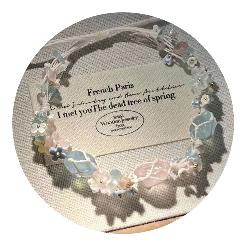 Shunmaii Colorful Gemstone Chips Bracelet