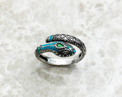 Tropical Mystic Snake Ring