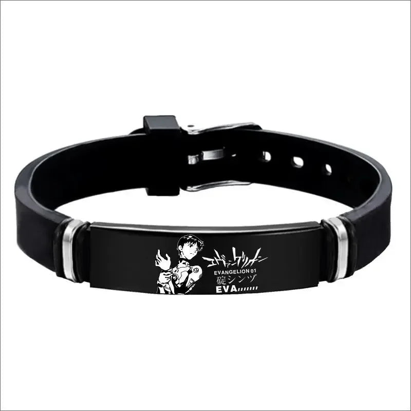 Shinji Rei Titanium Steel Anime Bracelet