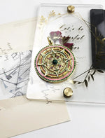 Golden Aztec Amulet Pendant