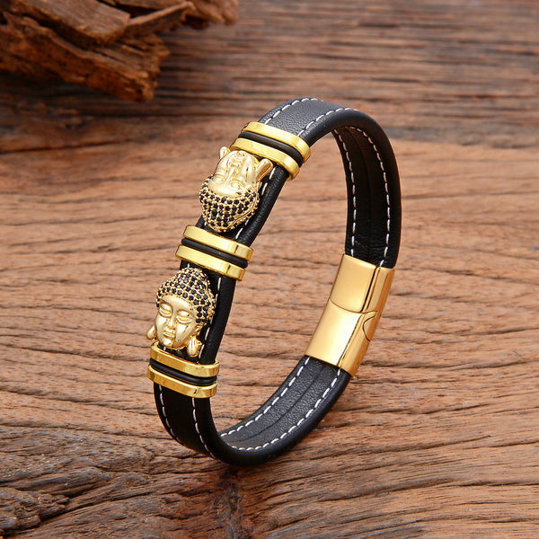 Ethnic Buddha Head Bracelet 