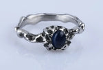 Vintage Natural Stone Amulet Protection Ring