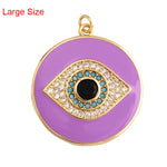 Turkish Blue Evil Eye Charm Pendant