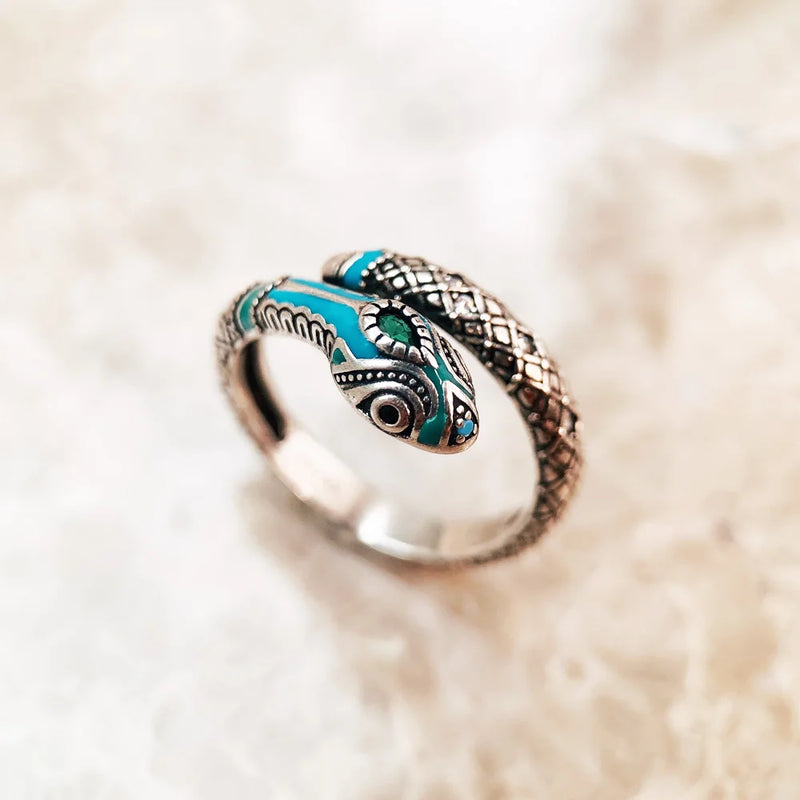 Tropical Mystic Snake Ring