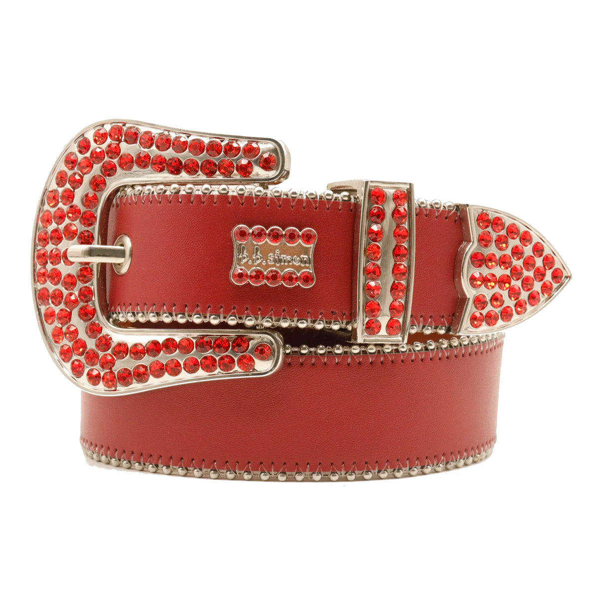 Shiny Silver BB Simon Belts