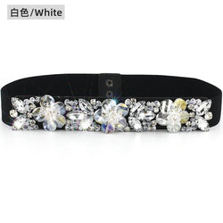 Handmade Crystal Rhinestone Waist Seal - Elegant Decor