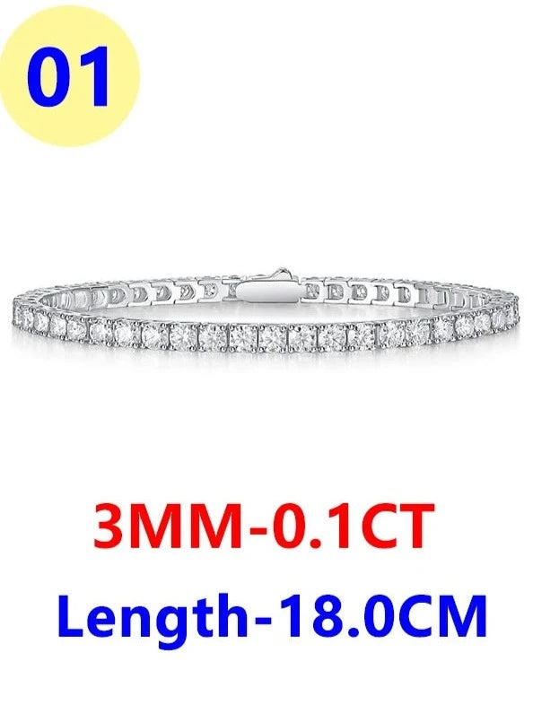 Tennis Bracelet 925 Sterling Silver