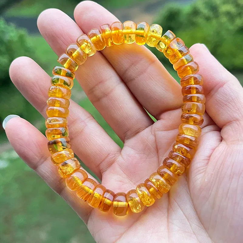 Unisex Real Amber Bracelet