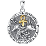 Eudora 925 Silver Anubis Necklace