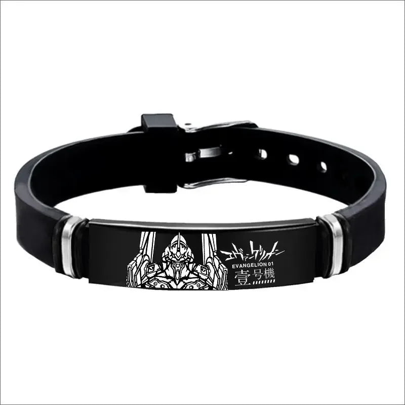Shinji Rei Titanium Steel Anime Bracelet