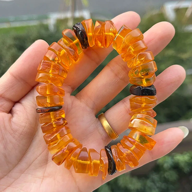 Unisex Real Amber Bracelet