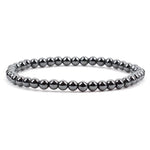 Unisex Natural Stone Beaded Elastic Bracelet