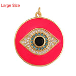 Turkish Blue Evil Eye Charm Pendant