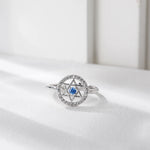 Sterling Silver Star of David Ring