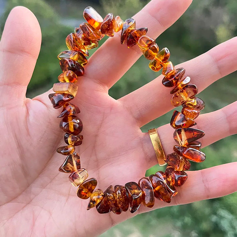 Unisex Real Amber Bracelet